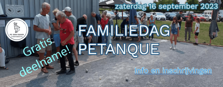Familiedag Petanque